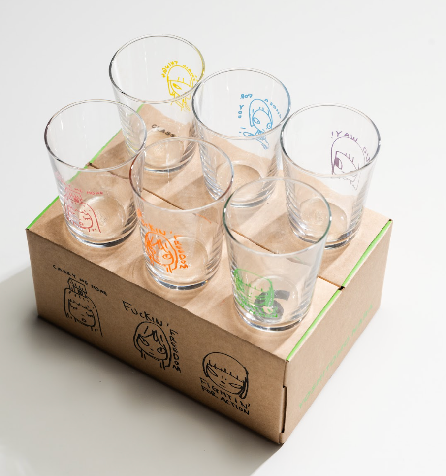 玻璃杯6入組II – YOSHITOMO NARA Exhibition Official Store