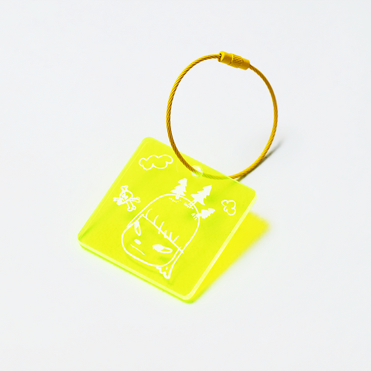 壓克力鑰匙圈 黃