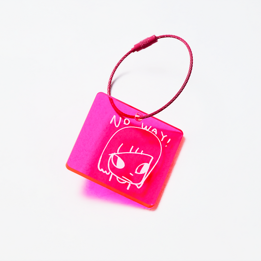 壓克力鑰匙圈 桃