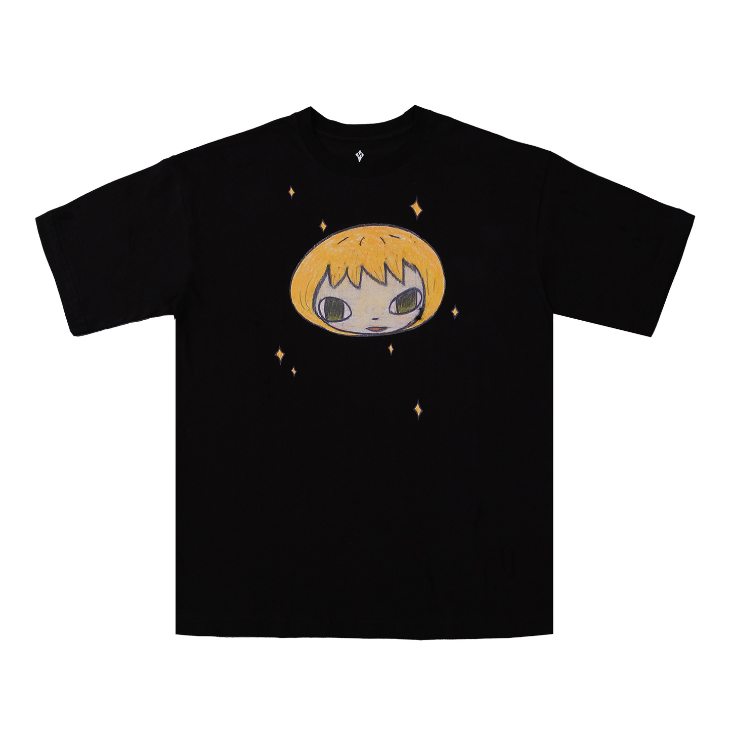 T-shirt - Glitter Star / Yuz Black