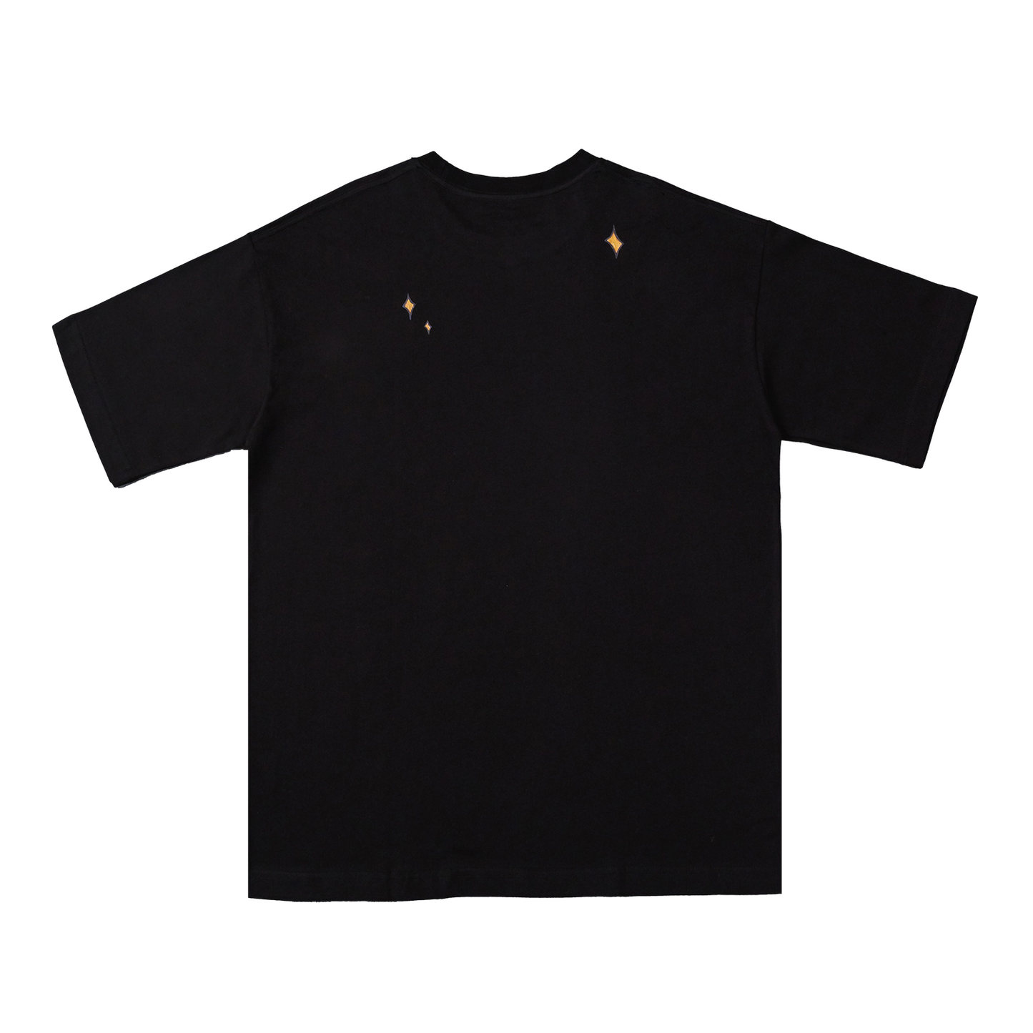 T-shirt - Glitter Star / Yuz Black
